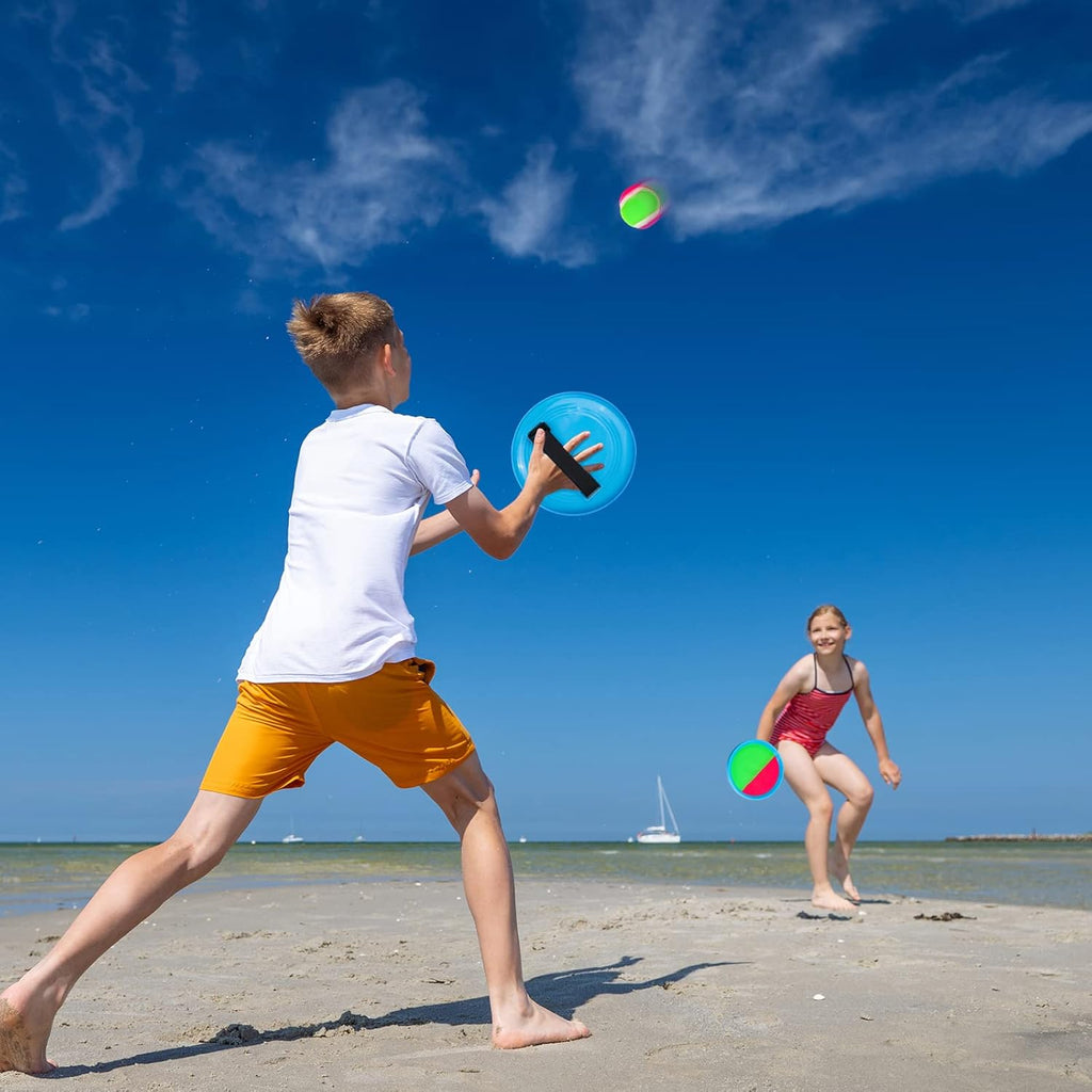 Toss and Catch Ball Game Outdoor Toys for Kids Yard Games Beach Toys outside Games for 3 4 5 6 7 8 9 10 Year Old Boys Girls (Upgraded)